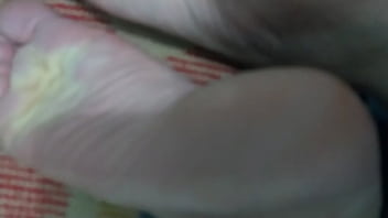 Preview 3 of Strapon Handjob Handjob Ffm - Feet Soles