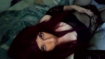 Preview 1 of Indian Lady Saree Ass Walking - Crossdresser teasing in black bodystocking waiting to get fucked by wife