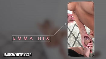 Preview 1 of Milf Help Home Office Boy - Emma Hix Gets Her Sexy Pussy Fucked Epic Threesome