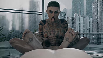 Preview 4 of Melayu Dngn Bangla - Mass Effect Jack sex