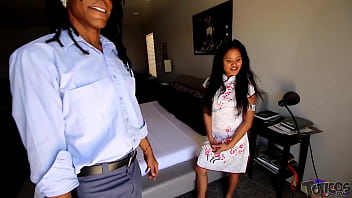 Preview 1 of Paerty Hause - &quot_Asian Teen Sex Doll Robot&quot_ 青少年性玩偶 Tiny 18yo Filipina teen asian sex doll robot girlfriend unboxed for short time stop interracial time freeze fuck on theshimmyshow episode 50 ft. Violet Rae