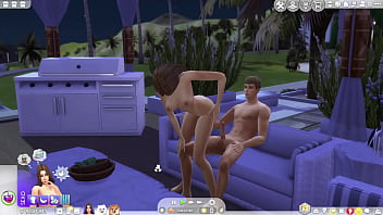 Preview 2 of Japaneas Av - Anima&ccedil_&atilde_o porn&ocirc_ The Sims 4 peituda fodendo