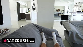 Preview 1 of Big Ass Sleep - Dirty Stepdad Bangs His Lesbian Stepdaughter And Her Naughty Blonde Girlfriend - DadCrush
