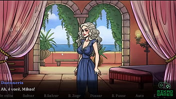 Preview 1 of Crystal Meth Men - Game of Whores ep 3 Vestido novo para Dany