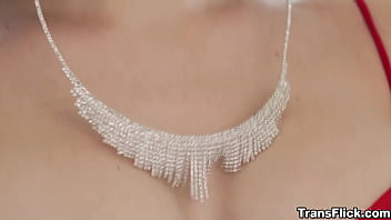 Preview 1 of Nacy Nevel - Cami Strella eagerly accepts Izzy Wildes deal and its not long before the dresses come flying off