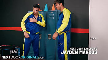 Preview 1 of Seachher First Visit - NextDoorStudios - Hunks Caught By Coach Are Drilled By Coach