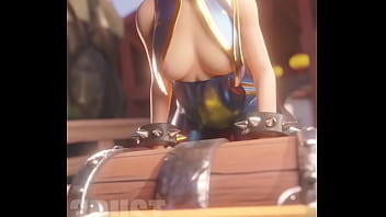Preview 3 of Pakkks - chun-li (street fighter &amp_ fortnite) by threedust