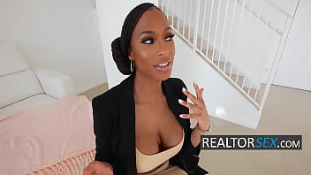 Preview 2 of Janbr Dog Vf Garl - My Mate&#039_s Black Girlfriend (POV Realtor)