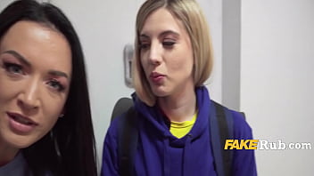 Preview 1 of Sleep Mom Cum Mouth - Nosy Concierge Turns Lesbian Straight &amp_ Her GF Joins