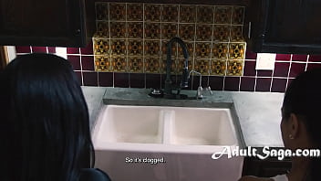 Preview 1 of Bokep Waria Susu Mont - Can We Fuck So I Can Get On With My Job? - Dana Vespoli,  Khloe Kay
