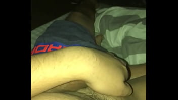 Preview 2 of Red G String Thong Blowjob - Solo