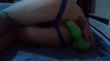 Preview 2 of Sweet Cartoon Try To Not Cum - Demon toys with his hole