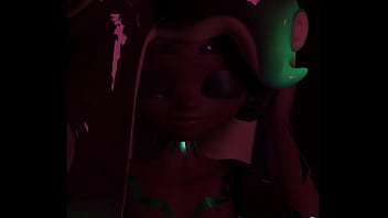 Preview 2 of Desi Maa Baby Xxx - Marina splatoon sexy dance huge tits bouncing at the rythm HMV