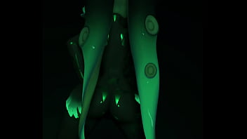 Preview 4 of Desi Maa Baby Xxx - Marina splatoon sexy dance huge tits bouncing at the rythm HMV