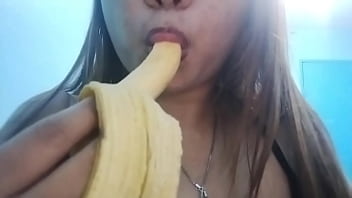Preview 4 of Cute Korea Sexy - Seductive Banana Play