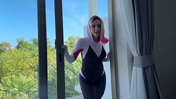 Preview 2 of Www Xnxx Cbo - Gwen Stacy Enjoys Ass Fucking. College Girl Anal Masturbates to Memories of Anal Sex - Cosplay