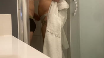 Preview 1 of Heather Mckay - He come in my shower and fucking my hairy cunt