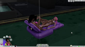 Preview 3 of Ann Ogul - sims 4 futas fun in mansion manor