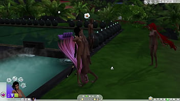 Preview 1 of Ann Ogul - sims 4 futas fun in mansion manor