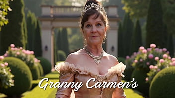 Preview 1 of Frre Stop - Granny Carmen Claus: I Love Sucking Lead Elf Cock