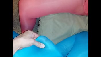 Preview 2 of Rikolino - Chubby Fingering Hot Girl Masterbates in Pink Pantyhose