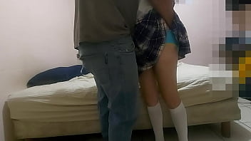Preview 1 of Sensual Caress - The best teen girl amateur students of 2022,    fucked by  step family and friends,  stepfather
