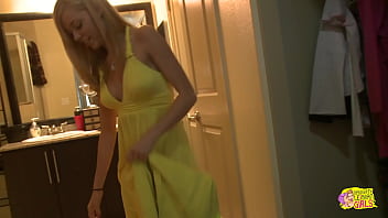 Preview 1 of Big Butts Anime - Nicole Ray got a nice crib but having lesbian sex with April Oneil is nicer