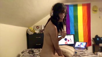 Preview 1 of Hot Mom Seduce Son Sex Move - Solo Dildo Play