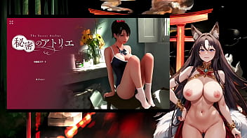 Preview 1 of Actress Iniya Fuck Videos - 【夜狐こだま】秘密のアトリエ体験版をプレイ！女の子めちゃ可愛い( *&acute_艸｀)