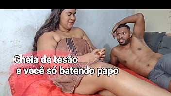 Preview 2 of Sex Vdose - Ju Esposa safada : Padrasto sai de casa e madrasta aproveita e fode sua grande buceta com enteado ( Legendado)