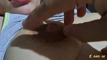 Preview 2 of Nicole Smiths - My little stepdaughter shows me while we watch a movie