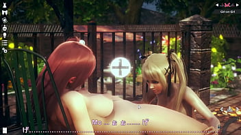 Preview 2 of Comdom Feet - Honey Select 2 - Lesbian - Honoka &amp_ Marie Rose