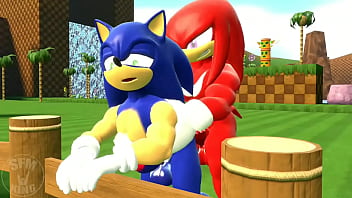 Preview 3 of Swinger Masturbation Hidden - Sonic and knuckles fuck
