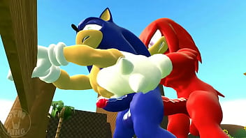 Preview 4 of Swinger Masturbation Hidden - Sonic and knuckles fuck