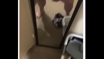 Preview 4 of Superskitty - Chub masturbate in front of mirror