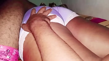 Preview 2 of 4k Glasses Young Ffm - A bunda grande da minha madrasta e a buceta molhada