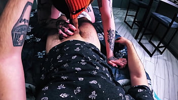 Preview 2 of Monther Boy - A tall slut is always prepared to fuck and enjoys riding on a dick