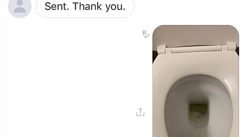 Preview 3 of Bathroom Washing Girl - JT is a Finsub &amp_ Pays a ton for photos of trash - screenshots!! extreme finsub