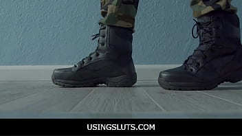 Preview 1 of Awek Suka Hisap Telor - UsingSluts - Military Teens Free Use Camp- Callie Black,  Dani Blu