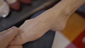 Preview 2 of Best Barazzer - Blonde sexy and dirty,  horny mif loves foot fucking!