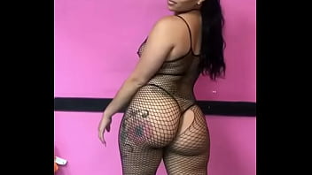 Preview 4 of Mom Sleep Stpe Son - Big butt fishnet pantyhose