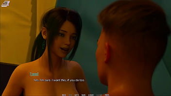 Preview 4 of Female Lick Male Tits - Taboo University #73 - Rizzing Up The Hot Busty Emo