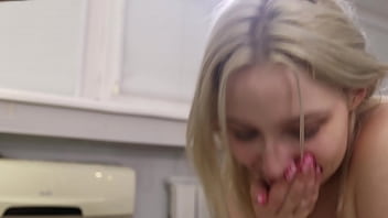 Preview 4 of Shaking Orgasm Extreme - FULL#9,  Kira Viburn 18 yo fucks like the last time and swallows a cumshot at the end