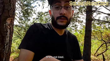 Preview 1 of 10 Year Young Boy Sex - She wants to go out to the mountains to do cardio but I have other plans and the slut agrees to ride my cock outdoors