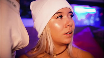 Preview 4 of Nikkibellas Sex Vidoes - Horny blonde plays with her young stepbrother&#039_s cock while still in boxers