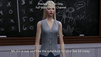 Preview 1 of Lela Star Glasses - I Fucked My Teacher For A Live Sex Demonstration