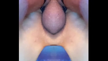 Preview 3 of Goyang Panta Hot - Surreal Mirror-scape Floating Dildoes Penetrate my Anus. MIRRanuz Inserts Erect Cock Tip in Own Anus. ORGASM Spurts Semen on Dildo