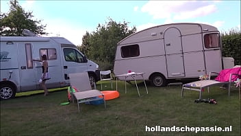 Preview 1 of Wife Bbc Robber - Michel neukt een milf op de camping