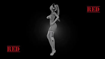 Preview 1 of Twisted Dlfamil - MMD R18 HAKU White Suit