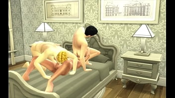 Preview 4 of Masaj Sex Poran Big Boobs - Yaoi 3D Hentai - Chubi in a gangbang some boys cums in his ass